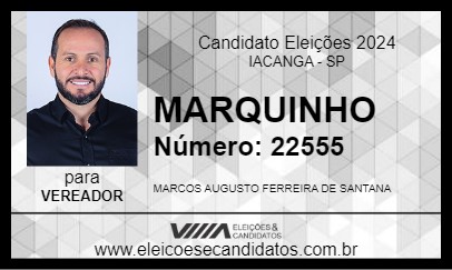 Candidato MARQUINHO 2024 - IACANGA - Eleições