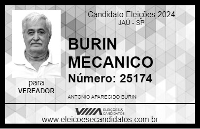 Candidato BURIN MECANICO 2024 - JAÚ - Eleições