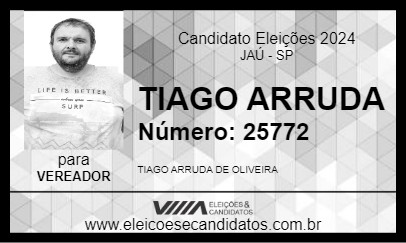 Candidato TIAGO ARRUDA 2024 - JAÚ - Eleições