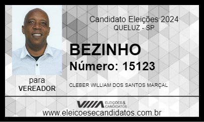 Candidato BEZINHO 2024 - QUELUZ - Eleições