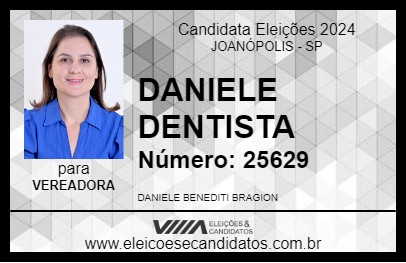 Candidato DANIELE DENTISTA 2024 - JOANÓPOLIS - Eleições