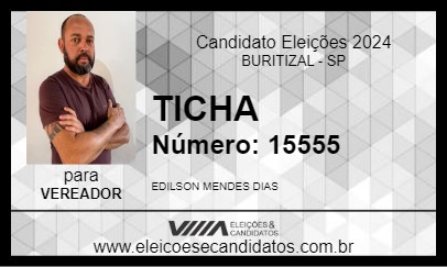 Candidato TICHA 2024 - BURITIZAL - Eleições