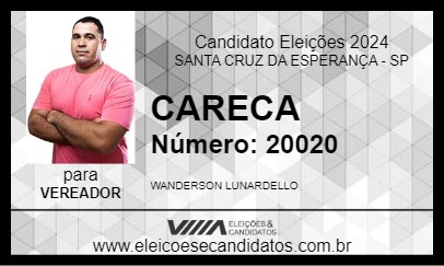 Candidato CARECA 2024 - SANTA CRUZ DA ESPERANÇA - Eleições