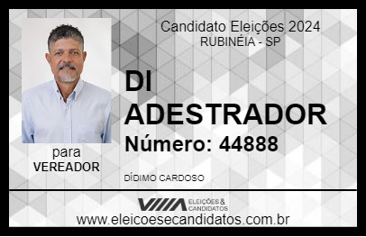 Candidato DI ADESTRADOR 2024 - RUBINÉIA - Eleições