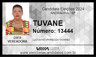 Candidato TUVANE 2024 - ANDRADINA - Eleições