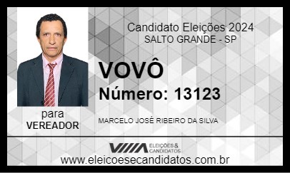 Candidato VOVÔ 2024 - SALTO GRANDE - Eleições