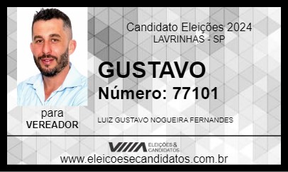 Candidato GUSTAVO 2024 - LAVRINHAS - Eleições