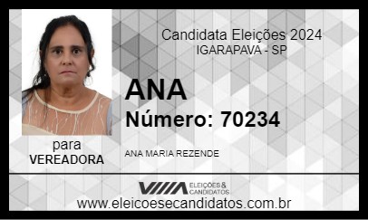 Candidato ANA 2024 - IGARAPAVA - Eleições