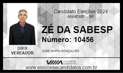 Candidato JOSÉ MARIA 2024 - ANHEMBI - Eleições