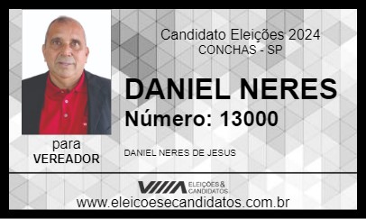 Candidato DANIEL NERES 2024 - CONCHAS - Eleições