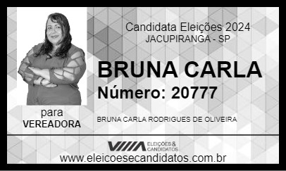 Candidato BRUNA CARLA 2024 - JACUPIRANGA - Eleições