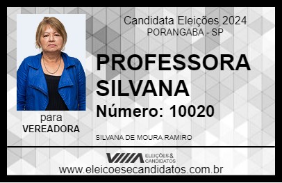 Candidato PROFESSORA SILVANA 2024 - PORANGABA - Eleições