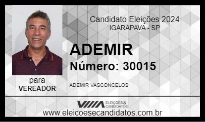 Candidato ADEMIR 2024 - IGARAPAVA - Eleições