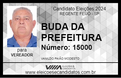 Candidato BUDA DA PREFEITURA 2024 - REGENTE FEIJÓ - Eleições