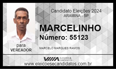 Candidato MARCELINHO 2024 - ARAMINA - Eleições