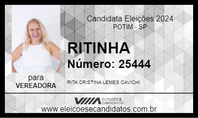 Candidato RITINHA 2024 - POTIM - Eleições