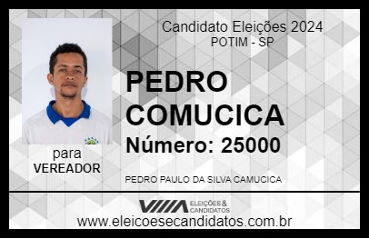 Candidato PEDRO COMUCICA 2024 - POTIM - Eleições