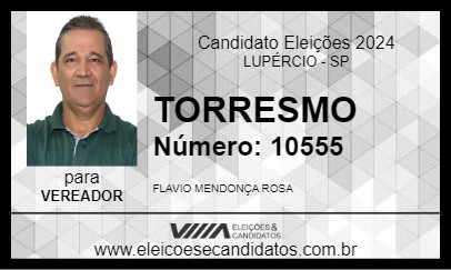 Candidato TORRESMO 2024 - LUPÉRCIO - Eleições