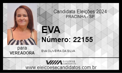 Candidato EVA 2024 - PRACINHA - Eleições