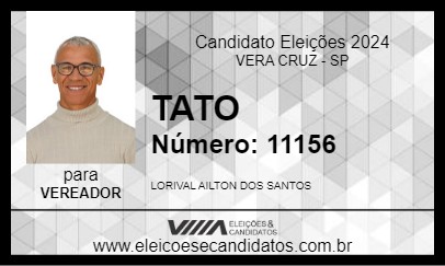 Candidato TATO 2024 - VERA CRUZ - Eleições