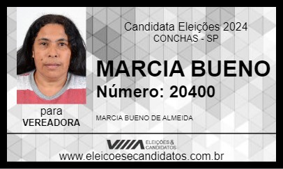 Candidato MARCIA BUENO 2024 - CONCHAS - Eleições