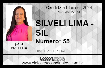 Candidato SILVELI LIMA - SIL 2024 - PRACINHA - Eleições