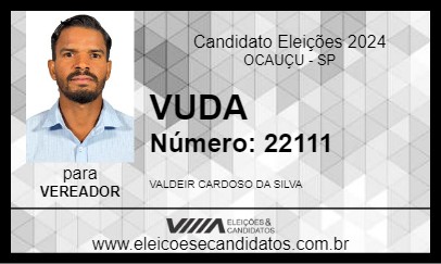 Candidato VUDA 2024 - OCAUÇU - Eleições