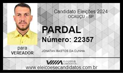 Candidato PARDAL  2024 - OCAUÇU - Eleições