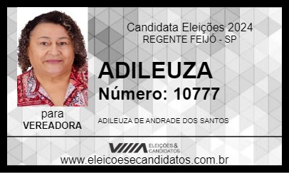 Candidato ADILEUZA 2024 - REGENTE FEIJÓ - Eleições