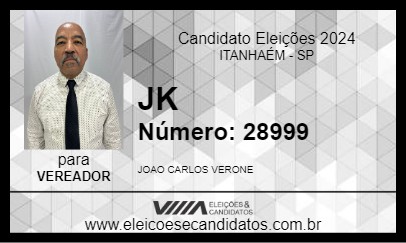 Candidato JK 2024 - ITANHAÉM - Eleições