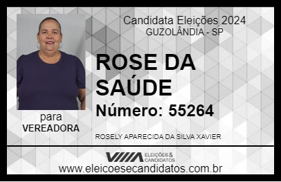 Candidato ROSE DO POSTO 2024 - GUZOLÂNDIA - Eleições