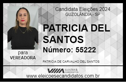 Candidato PATRICIA DEL SANTOS 2024 - GUZOLÂNDIA - Eleições