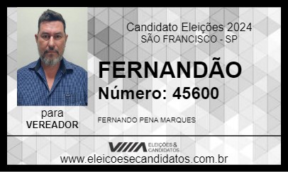 Candidato FERNANDÃO 2024 - SÃO FRANCISCO - Eleições