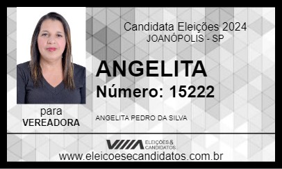 Candidato ANGELITA 2024 - JOANÓPOLIS - Eleições