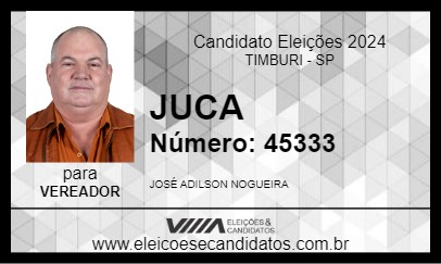 Candidato JUCA 2024 - TIMBURI - Eleições