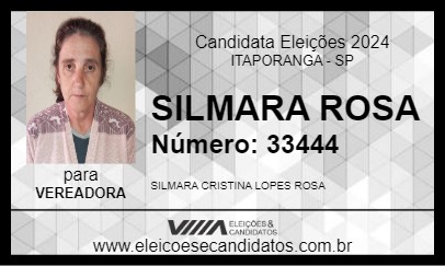 Candidato SILMARA ROSA 2024 - ITAPORANGA - Eleições