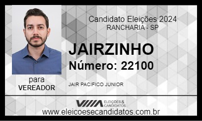 Candidato JAIRZINHO 2024 - RANCHARIA - Eleições