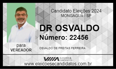 Candidato DR OSVALDO 2024 - MONGAGUÁ - Eleições