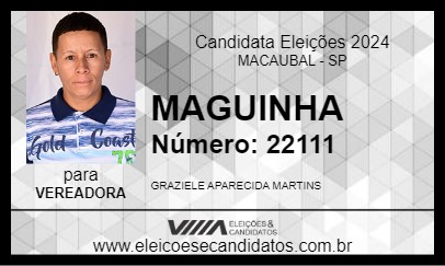 Candidato MAGUINHA 2024 - MACAUBAL - Eleições