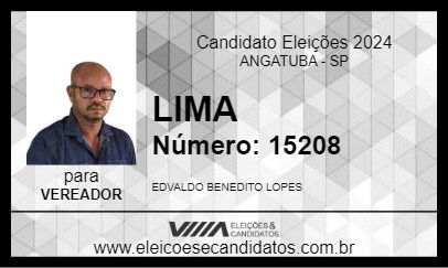 Candidato LIMA 2024 - ANGATUBA - Eleições