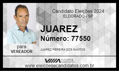 Candidato JUAREZ 2024 - ELDORADO - Eleições