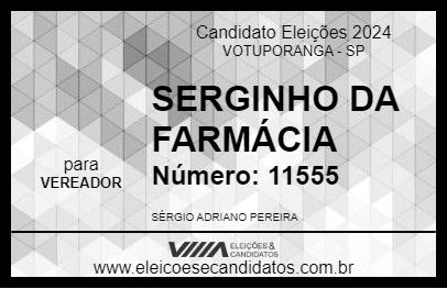 Candidato SERGINHO DA FARMÁCIA 2024 - VOTUPORANGA - Eleições