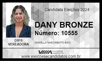 Candidato DANY BRONZE 2024 - VOTUPORANGA - Eleições