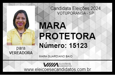 Candidato MARA PROTETORA 2024 - VOTUPORANGA - Eleições