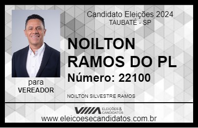 Candidato NOILTON RAMOS DO PL 2024 - TAUBATÉ - Eleições