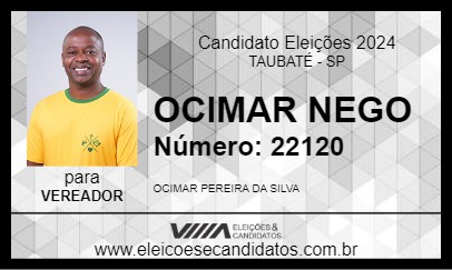 Candidato OCIMAR  NEGO 2024 - TAUBATÉ - Eleições