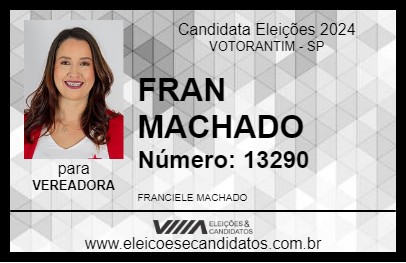 Candidato FRAN MACHADO 2024 - VOTORANTIM - Eleições