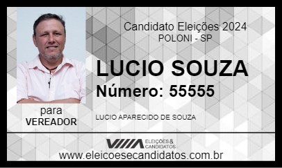 Candidato LUCIO SOUZA 2024 - POLONI - Eleições