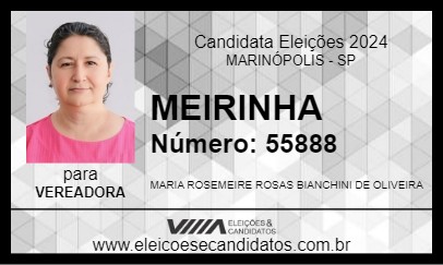 Candidato MEIRINHA 2024 - MARINÓPOLIS - Eleições