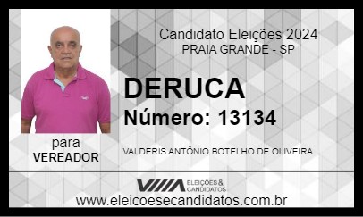 Candidato DERUCA 2024 - PRAIA GRANDE - Eleições